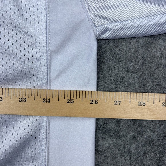 VTG Buffalo Bills Jersey Men 54 White Jim Kelly Mitchell Ness Super Bowl NFL NEW - Picture 15 of 16